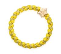By Eloise London Woven Gold Star elastico per capelli colore giallo