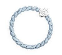By Eloise London Woven Silver Quatrefoil elastico per capelli
