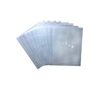 by EXXO HFP Dokumententasche Velcro e striscia di archiviazione A4 orizzontale, 10 pcs 310 x 235 millimetri trransparent naur, 10 Pezzi