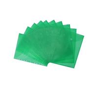 by EXXO HFP opuscolo con anta a ribalta e banda, 10 pcs 312 x 223 millimetri trasparente verde, 10 Pezzi