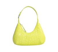 By Far Baby Amber Acid Green Circular Croco Embossed Leather Taglia: OS | Borse a tracolla Outlet | Donna | Giallo