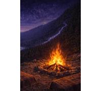 By Firelight - River Nightfall: A Self-Guided Reflection Journal