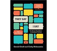 [By Gerald Graff ]"They Say/I Say" - The Moves That Matter in Academic Writing 3 Edition (Paperback)【2018】by Gerald Graff (Author) (Paperback)