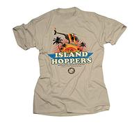 By Island Hoppers Tom Magnum TV Tshirt Fan 80'S Hawaii T-Shirt Thomas Retro Cult