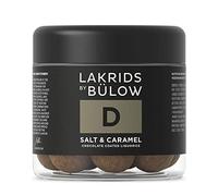 By Johan Bulow - Liquorice - AllLakrids - Dänische Lakrids von Johan Bulow - D - SALZ & KARAMELL SCHOKOLADE LAKRITZE - SALT & CARAMEL CHOCOLATE COATED LIQUORICE - 125g - Art.-Nr.: 500056