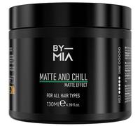 BY MIA Cera opaca e fredda, 130 ml, effetto opaco, ottima tenuta, controllo dei bordi, cera per capelli per uomini e donne