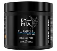 BY MIA Cera per ragni Web And Chill, 130 ml, tenuta flessibile, lucentezza moderata, controllo dei bordi, cera per capelli per uomini e donne