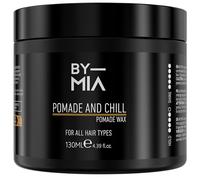 BY MIA Pomade and Chill Wax 130 ml, cera per pomata per capelli, finitura lucida, tenuta flessibile, pomata per capelli per uomini e donne