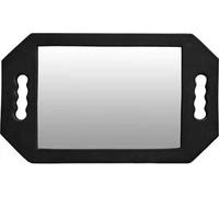 BY MIA Specchio portatile leggero per barbieri e saloni - Specchio di visualizzazione a doppia maniglia per tagli di capelli sul retro della testa