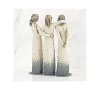 By My Side Sculpted Hand-painted Figure Resin Desktop Ornament Home Decorative Statue Gift for Gd