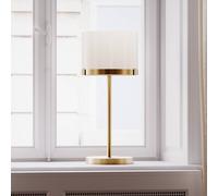By Rydéns By Rydens Lampada da tavolo Marcel, ottone/bianco, altezza 55 cm By Rydéns