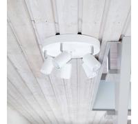By Rydéns Correct Faretto da soffitto a 5 luci bianco opaco By Rydéns