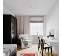 By Rydéns Correct faretto, GU10, 4 luci,, 4200720-5002, Correct [Lampade per Interni > Punti Luce e Faretti]