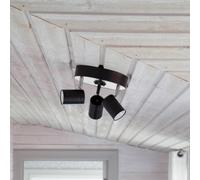 By Rydéns Correct spot soffitto 3 luci nero satin By Rydéns