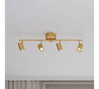 By Rydéns Correct spot soffitto 4 luci oro satin By Rydéns