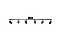 By Rydéns Faretto da soffitto Correct nero a 6 luci, metallo, GU10 By Rydéns