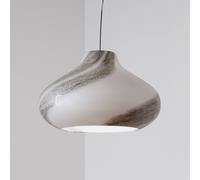 By Rydéns Lampada a sospensione Mira, nero, Ø 45 cm, vetro By Rydéns