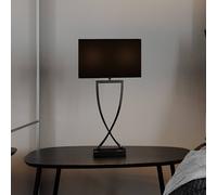 By Rydéns Lampada da tavolo Omega cromo/nero altezza 52 cm By Rydéns
