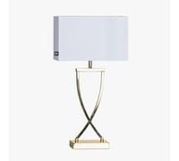 By Rydéns Lampada da tavolo Omega ottone/bianco altezza 52cm By Rydéns