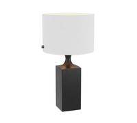 By Rydéns Lampada da tavolo Woody di Rydens, altezza 56 cm, bianco e nero, legno By Rydéns