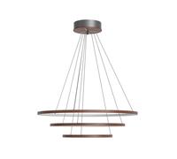 By Rydéns Lampada LED a sospensione Trione di By Rydens, noce, Ø 80 cm, legno By Rydéns