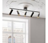 By Rydéns Puls Bar, spot soffitto, 5 luci nero By Rydéns