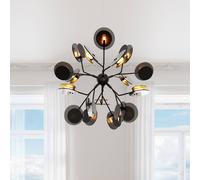 By Rydéns Turno lampada a sospensione nera 18 luci By Rydéns