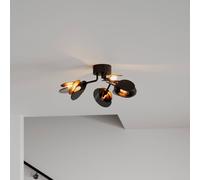 By Rydéns Turno plafoniera, nero 6 luci By Rydéns