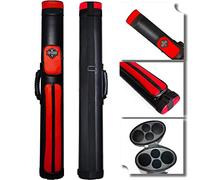 BY SPORTS Custodia rigida ovale per stecca da biliardo 2 x 2