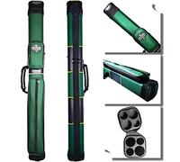 BY SPORTS Custodia rigida quadrata per stecca da biliardo 2 x 2