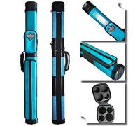 BY SPORTS Custodia rigida quadrata per stecca da biliardo 2 x 2