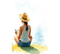 By the Lake: Softcover writing journal - ideal for school, travel & gifts