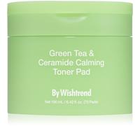 By Wishtrend Green Tea & Ceramide Calming Toner Pad cuscinetti tonificanti con effetto lenitivo 70 pz