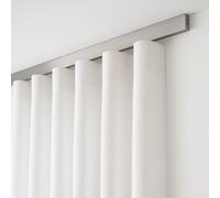 BY3 - Binari per Tende a Soffitto/Parete - SU MISURA - Binario Tenda con ganci interno Bastoni e Binari per tende a onda con Fettucce - Bastone a Onde Costanti Tende in cotone Binario scorrevole