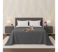 BY3 - Copriletto Matrimoniale Puro Cotone 100% Telo Leggero Antigraffio Estivo