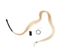 BY304 Genuine Mongolian Horsetail Hair for Erhu Bow, Violin Viola Cello Bow Hair Replacement, 80cm Ductile Natural Bow Hair with Excellent Grip and Pure Tone, for All Standard Bows