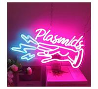 BYAMBD cartelli al neon personalizzati Insegna Al Neon A LED Plasmid, Sala Giochi Anime, Internet Cafe, Sala Giochi, Caverna Dell'uomo, Bar, Parco Giochi, Decorazione Per La Stanza Delle Bambine