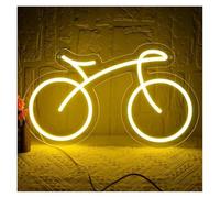 BYAMBD cartelli al neon personalizzati Insegna Al Neon Per Bicicletta Luci Al Neon Per Bici Sportive Dimmerabili Alimentate Tramite USB Per La Stanza Dei Teenager, Decorazione Parete Club 23cmx38cm