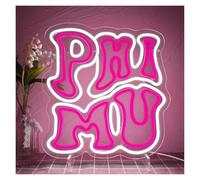 BYAMBD cartelli al neon personalizzati Insegna Al Neon Phi Mu Dimmerabile | Luce A LED Per La Decorazione Di Eventi Di Sorellanza Feste In Dormitorio Da Camera Da Letto 32cmx34cm