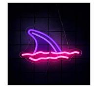 BYAMBD cartelli al neon personalizzati Shark Neon Sign USB Dimmer Switch Per Camera Da Letto Soggiorno Sala Giochi Man Cave Party Decor Animale 11.61x6.89inch(Style 3)