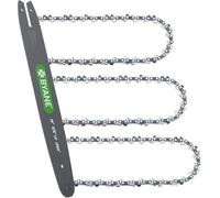 BYANE Combinazione barra e catena da 40,6 cm, passo LP da 3/8", calibro 50", 55 maglie di trasmissione, adatta per STIHL 021, MS 210, MS 211 e altri - S55 (3 catene + 1 bar).