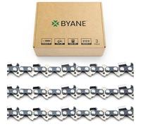 BYANE Confezione da 3 catene per motosega, 40 cm, 1,3 mm, 67TG