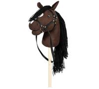 ByAstrup - Deluxe stokpaard met open mond - bruin