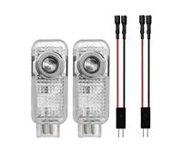 BYBEST Luce di Benvenuto per portiera Auto 2 Pezzi, per Audi Q7/SQ7 2006-2023 Luci Laterali proiettore di Luce Logo per portiera dell'auto