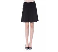 BYBLOS Black Polyester Women Skirt - IT46|XL