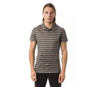 BYBLOS Gray Cotton Men Polo Shirt - L