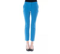 BYBLOS Light Blue Polyester Women Skinny Pant - IT38 | XS