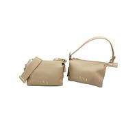 Byblos Piccola BORSA da spalla 3 Divisori interni e TRACOLLA Lunga applicabile 98B09 (Beige)