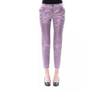 BYBLOS Purple Cotton Women's Pant - IT44|L