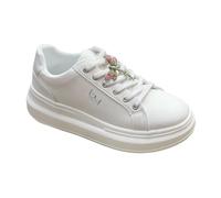 Byblos Sneakers Donna Polis24 in Laminato Bianco EU 38